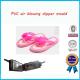 Air Blowing PVC Shoe Mold Soft Flip Flop Mold Easy To Operate