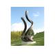 Painted Monumental Stainless Steel Outdoor Sculpture For Garden Landscape