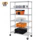 5 Tier Chrome Carbon Steel Storage Wire Shelves For Household Kitchen