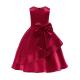 Wine Red/Pink Floor Length Girl Dress e Girl Girls Unicorn Niños Roupas Infantis Menina Elsa Vampirina Jurken Dress Niña