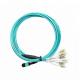MPO(f) to MPO(f) 12f LSZH  OM3  Fiber Optic Patch Cord Mpo Trunk Cable