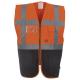 100% Cotton Reflective Safety Vest , High Visibility Safety Vest With Reflective Tape