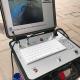 Waterproof Portable Borehole Inspection Camera With Wheels Keyboard