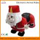 Santa Claus Electronic Walking Animal Rides Games Machine for Christmas Amusement Park