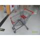 80L Supermarket Shopping Carts With Escalator Wheel and PPG powder coating