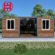 Sandwich Panel Steel Foldable Prefab Container House With Good Insulation
