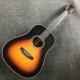 Custom AAAA All Solid 28D Ebony Fingerboard Acoustic Guitar in Sunburst
