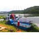7.5m length, 85KW ,3000m3,Aquatic Weed Harveting Boat With Storage Tipper Body For Water Weed harvester