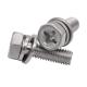 Cross Recessed Hexagon Bolt With Indentation And Washer Assemblies GB 9074.13 Standard