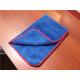 Blue color 16x24 microfiber microfibre car cleaning detailing towels/cloth with red edge