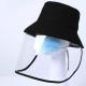 Unisex Style Cap With Face Shield Effectively Prevent Liquid Spray