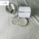 0.28mm Thickness White Round Paint Tin Cans With Triple Tight Cover 1 Liter Square Empty Tin Can