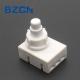 White Momentary Push Button Switch 3 Female Hole Terminal Vertical Type Operation