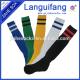 Cheap knee high soccer socks,striped football socks,elite wholesale football