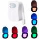 8 Colors Rotated LED Toilet Light , Motion Activated Toilet Light Sensor Switch