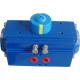 0-180 Degree Rotary Actuator 3 Position Pneumatic Rack And Pinion Actuator