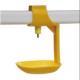 Yellow Chicken Nipple Drinker 38.8mm Automatic Poultry Drinkers
