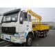 10 Ton Telescopic Boom Truck Mounted Crane, With 13.5m Max Lifting height For