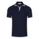 Dark Blue Mens Trendy T Shirts V Neck Collar Fabric Weight 180 Grams Customized