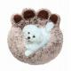 Winter Warm Round Shape Pet Sleeping Bed Warm Dog House Cozy Nest For Dog Cat