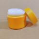 oDM Orange Cream Glass Jars Cosmetics Travel Lotion Bottles 10g