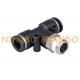 Quick Connect Male Branch Tee Pneumatic Hose Fittings 1/2'' 12mm