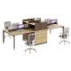 modern 4 seater office cubicle workstation table furniture