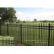 Galvanized Stee Pipe Villa Zinc Steel Fence Outdoor Security Metal Garden Fencing
