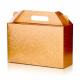 Golden Color Paper Cardboard Gift Boxes Flexo Printing