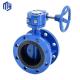 800mm Stock Rubber Lined Double Flanges Butterfly Valve Large Size PN16 DN1000 Suitable