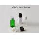 Empty Round Flat Shape Plastic Cosmetic Bottles PET PP Material For Personal Care Products