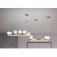 Luxury Pendant Lamp Glass Ball Chandeliers Decor Light Fixtures Ceiling Modern Glass Pendant Lamps