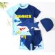 Blue Shark Boys Swimwear Sets Children'S Xl For Beach Occasion