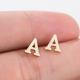 A-Z Alphabet Earrings in Stud Earrings Tiny Lovely Alphabat Letter Earrings for Women Girls Kids Personalized Jewelry