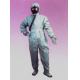 Airtight Safety Chemical Protective Suit Clothing 185cm Alkali Proof