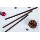 Plastic Hot Beverage Straws Disposable Brown Color Custom Made Eco - Friendly
