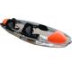 Factory wholesale 2 person Fishing Clear Inflatable Kayak 2 Person Transparent Kayaks with Paddles