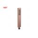 Brass microphone handshower hand shower for shower column rose golden bathroom silicon nozzle easy clean square OEM