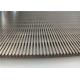 Flat Surface 4*7 Mm Welded Wedge Wire Screen For Screw Press Separator