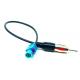 Black Car Radio Adapter Coaxial Cable Fakra Antenna Connector For BMW