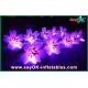 5m White Long Ground Nylon Cloth LED Flower Chain Inflatable Light Decoration