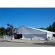 Aluminum Structure 25x35m Warehouse Tents White Sturdy Pvc Roof For Storage