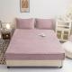 Single Piece Winter Warm Coral Velvet Bed Cover With Non-slip Mat Ideal for Home