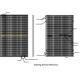 String Inverter Flexible PV Solar Panels For Ground Mounting System