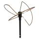400-500MHz Copper Waterproof Four Leaf Clover Antenna For Interference Drone