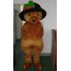 Good ventilation Cartoon Character Brown bear animal mascot costumes for adults