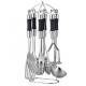 Stainless Steel Utensil Sets for Kitchen Soup Ladle Skimmer Turner Spatula Rice Scoop