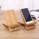 Bamboo Board Phone Tablet Holder With Two-Piece Fun Design