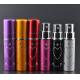 5ml embedded diamond aluminum spray perfume bottles, 5ml perfume glass bottles