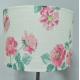 Pink Flower Digital Print Lampshades 300*200mm E14 E27 Socket